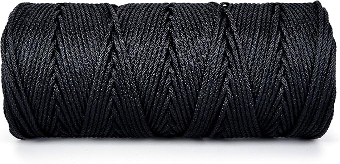 HONGDA Braided Tarred Bank Line Braided Nylon Twine, 318 Feet #24 Bank Line - Image 3