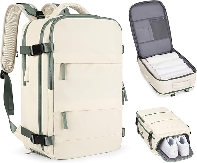 coofay Large Travel Backpack For Women Men Airline Approved Carry On Backpack by coofay