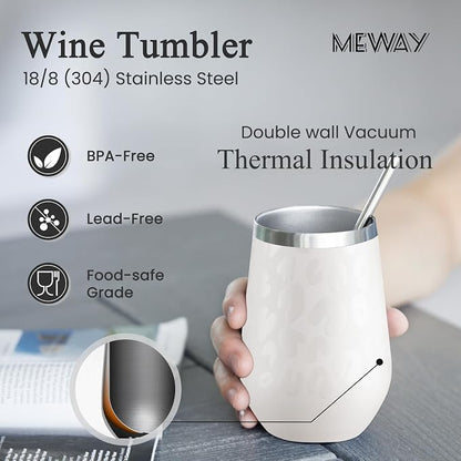 MEWAY 12oz Insulated Wine Tumbler - Image 2