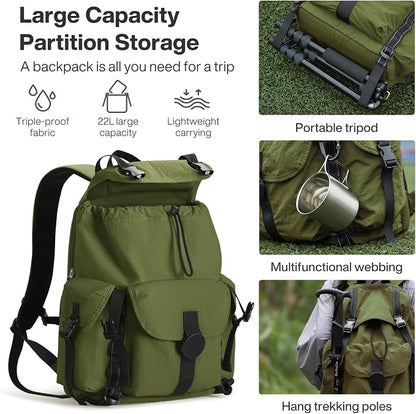 mixi Travel Backpack for Women Men, 18 Inch Carry On Laptop Backpack Flight - Image 2