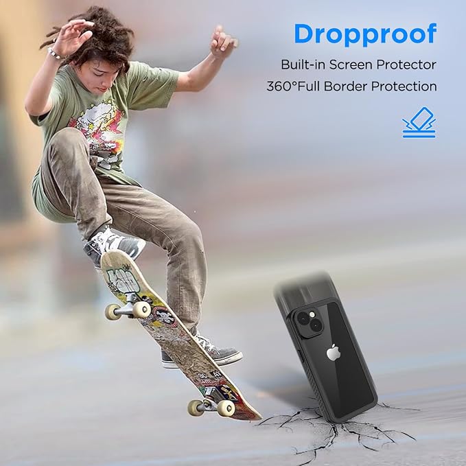 Lanenas for iPhone 14 Case, for iPhone 14 Waterproof Case - Image 3