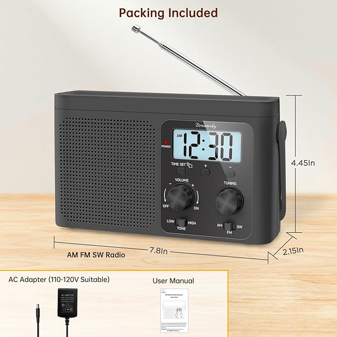 DreamSky AM FM Radio Portable - Image 6