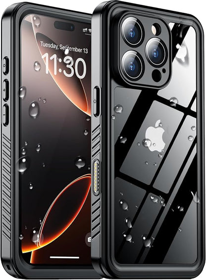 SPIDERCASE for iPhone 16 Pro Max Case Waterproof, Built-in Screen & Camera by SPIDERCASE