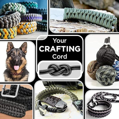 TECEUM Reflective Paracord Rope 1000 – 1000ft/200ft/100ft/50ft – 40+ Colors – - Image 4