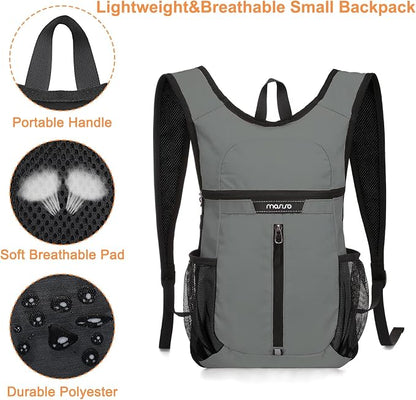 MOSISO Lightweight Hiking Daypack Small Packable Travel Hiking Backpack - Image 4