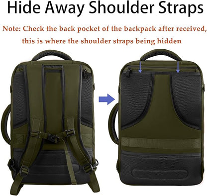 MATEIN Mens Backpack for Travel, Extra Large Expandable Carry on Backpack - Image 4
