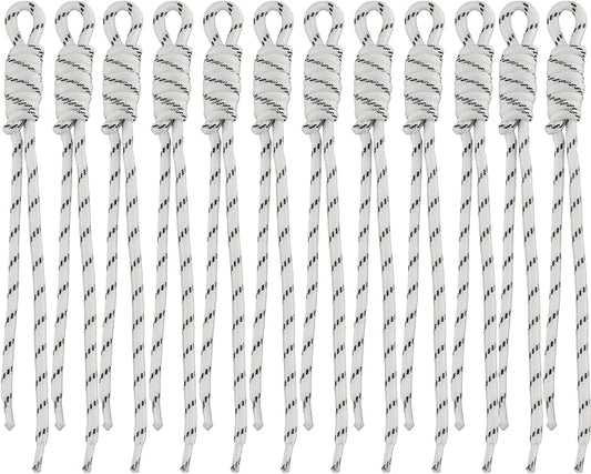 Paracord Keychain Paracord Bag Charm 12pcs Braided Nylon Rope Keychain Cord by Cmidy