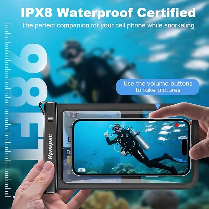 Rynapac [Up to 8.5" Waterproof Phone Pouch - Image 2