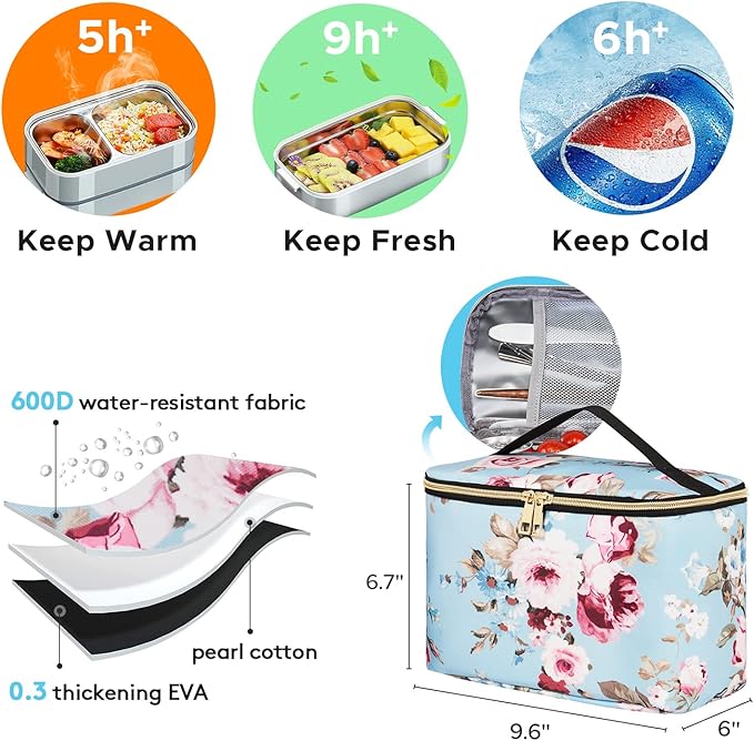 Kaome Lunch Backpack 15.6 Inch Laptop Backpack - Image 4