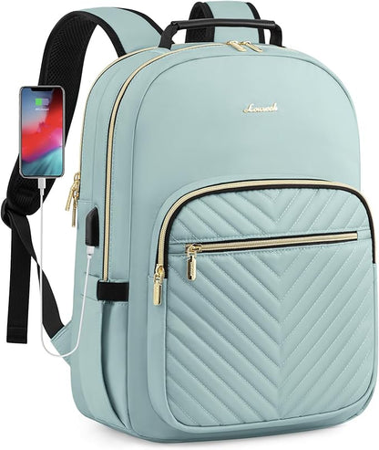 LOVEVOOK Laptop Backpack Purse for Women, Work Travel Computer Bags, College by LOVEVOOK