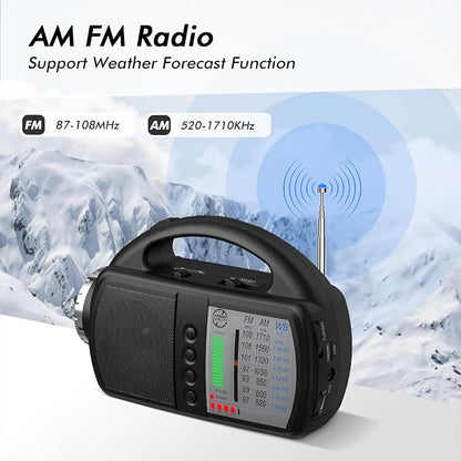 AM FM NOAA Weather Radio, Portable Emergency Radio - Image 3