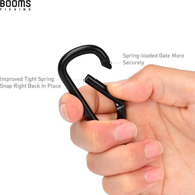 Booms Fishing CC2 Carabiner Clip, 2.3" Small Carabiner Keychain - Image 4