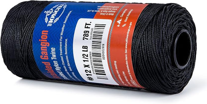 HONGDA Braided Tarred Bank Line Braided Nylon Twine, 789 Feet #12 Bank Line - Image 5