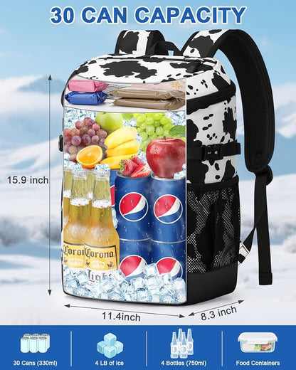 Pritent Cooler Backpack for Men Women Insulated Waterproof Backpack Cooler Leak - Image 5