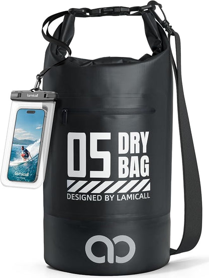 Lamicall Small Dry Bag, Waterproof Bag - 5L/10L/20L/30L/40L Water Proof Bag by Lamicall