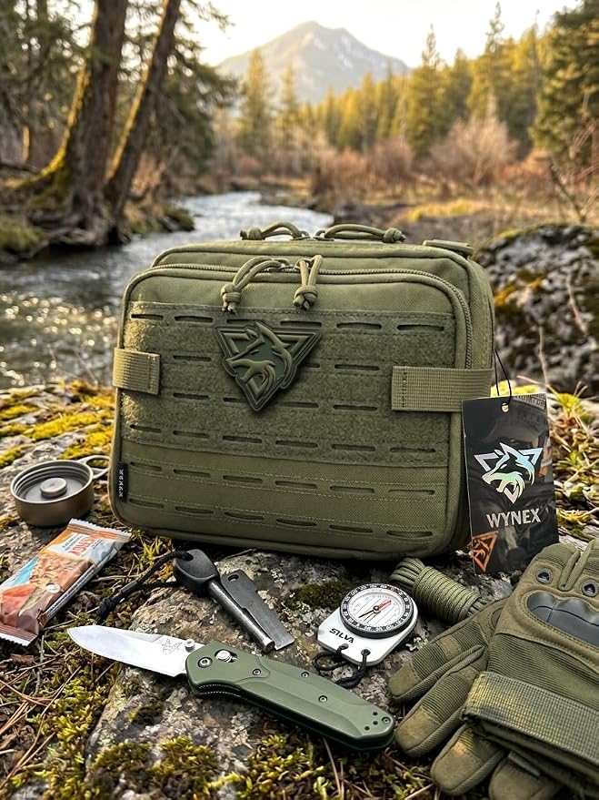 WYNEX Tactical Molle Admin Pouch of Double Layer Design, Admin Pouches Molle - Image 6