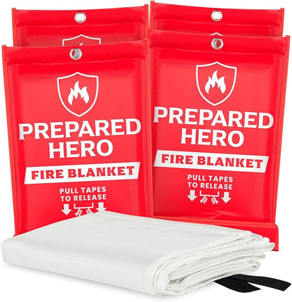 Prepared Hero Emergency Fire Blanket by PreparedHero