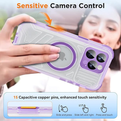 WIFORT for iPhone 16 Pro Waterproof Case, Fit for Magsafe Full Body Magnetic - Image 5