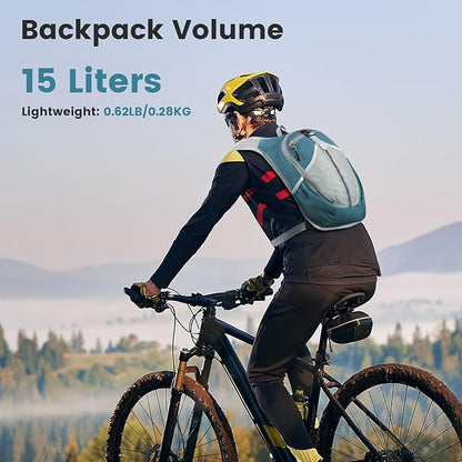 Small Hiking Backpack 15L-Lightweight Packable Foldable Backpack - Image 6
