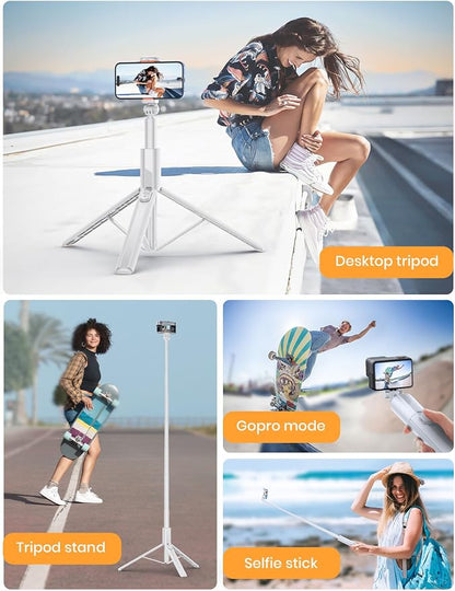 ANXRE 71" Phone Tripod, NT79 Extendable Selfie Stick - Image 7