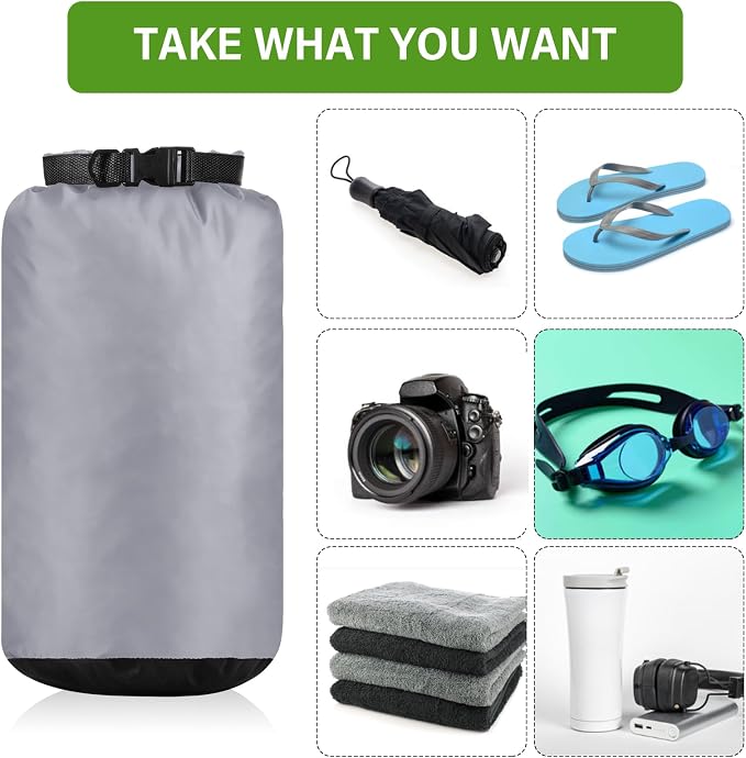 6 Pcs Waterproof Dry Bag Sack Lightweight Outdoor Dry Bags 35 L, 20 L, 15 L - Image 5