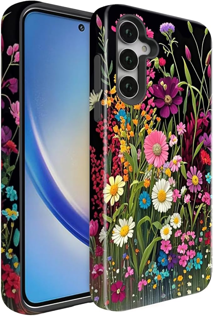 Compatible for Samsung Galaxy S25 Ultra 5G Case, Dual Layer Heavy Duty 2 in 1 by BSMOSPER