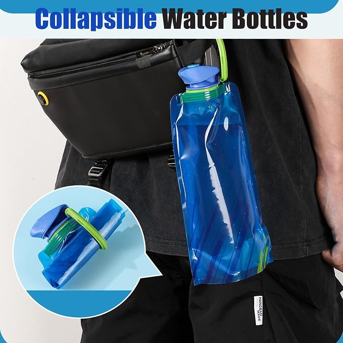 6 Pack Collapsible Water Bottles - Image 5