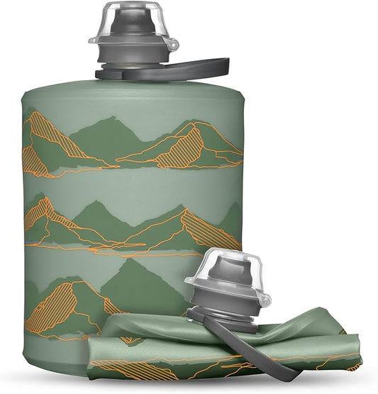 HydraPak Stow Collapsible Water Bottle – 350ml, 1L – Ultralight, Leak-Proof by Hydrapak