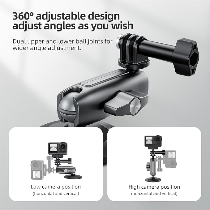 TELESIN 360 Magnetic Mount Magnet Metal Mounts - Image 4