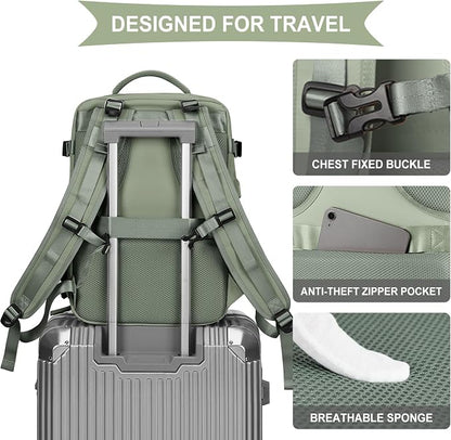 coowoz Travel Backpack For Women Men, Carry On Backpack, Hiking Backpack - Image 6