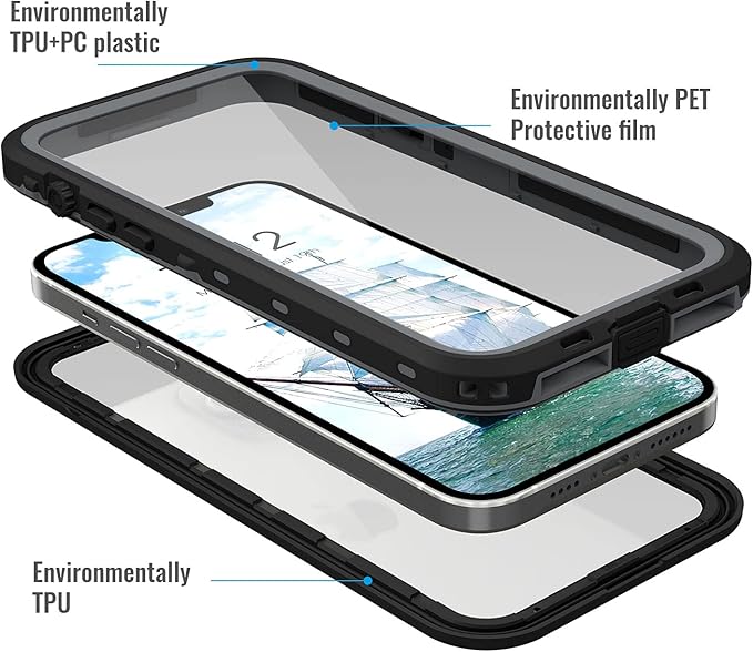 iPhone 13 Pro Case, Waterproof & Shockproof Phone Case, Full Protection - Image 5