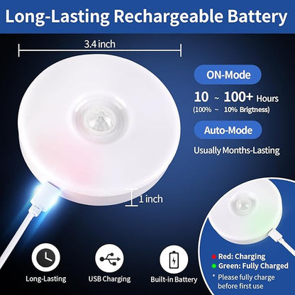 RGB LED Rechargeable Motion Sensor Light Indoor - Image 4