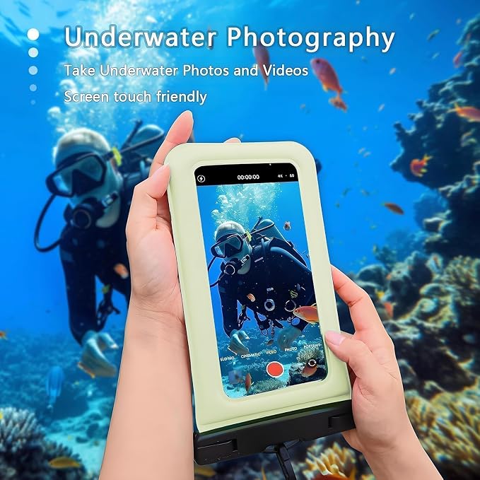 Floatable Soap Bubble Waterproof Phone Pouch Case - Image 4