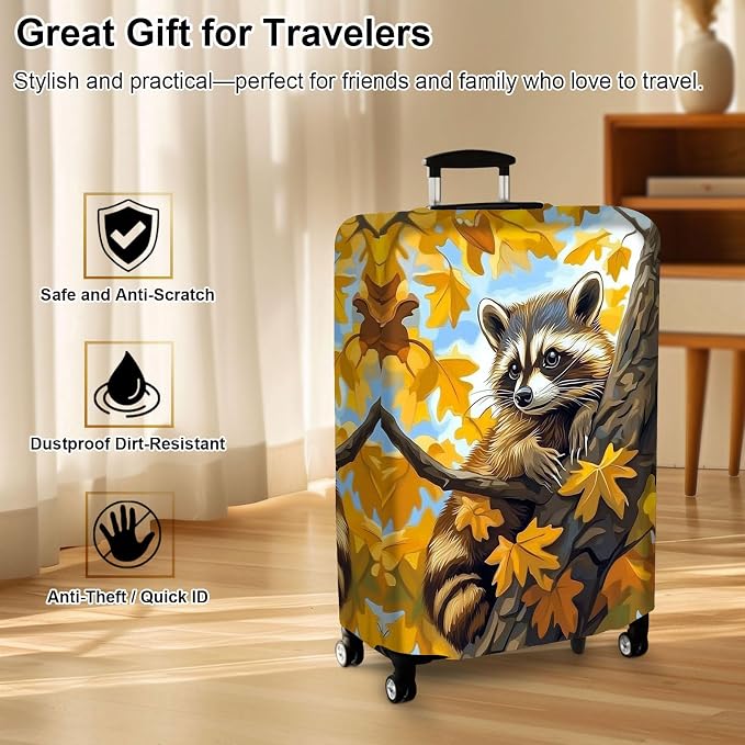 Luggage Cover Protector for 30-32 Inch Suitcases, TSA Approved Elastic Travel - Image 7