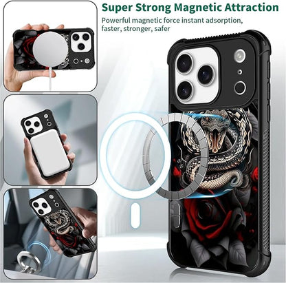 for iPhone 17 Pro Case, for MagSafe Graphic Design for Girl Boy Soft Silicone - Image 2