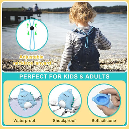 4-Pack Cute Case for AirTag 2/1 Necklace Design, Waterproof Air Tag Necklace - Image 5