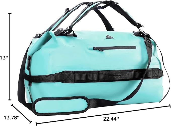 Haimont Large Waterproof Duffel Backpack Roll-Top Heavy Duty Dry Duffle Bag - Image 8