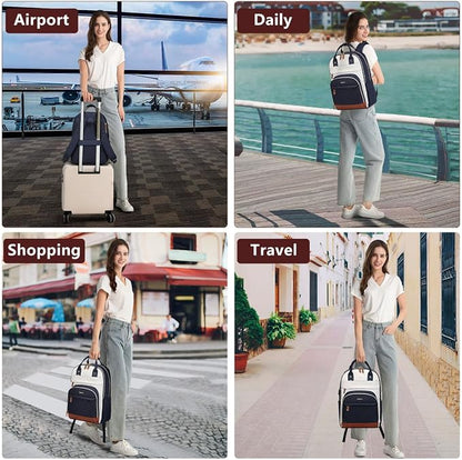 Laptop Backpack for Women Work Bookbag: 17.3 Inch College Backpacks - Image 6