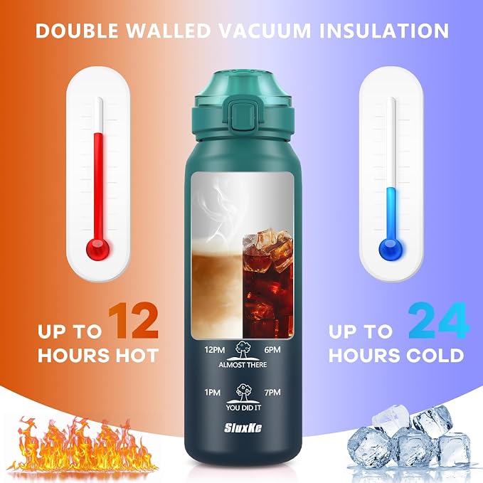 SLUXKE Insulated water bottle - Image 4