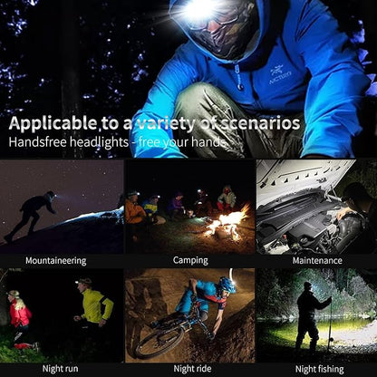 DARKBEAM COB Floodlight Headlamp USB Rechargeable - Image 9