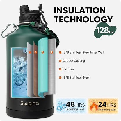 Swigina Insulated Water Bottle - Image 3