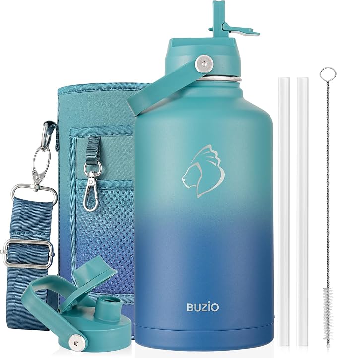 BUZIO 64oz Insulated Water Bottle by BUZIO