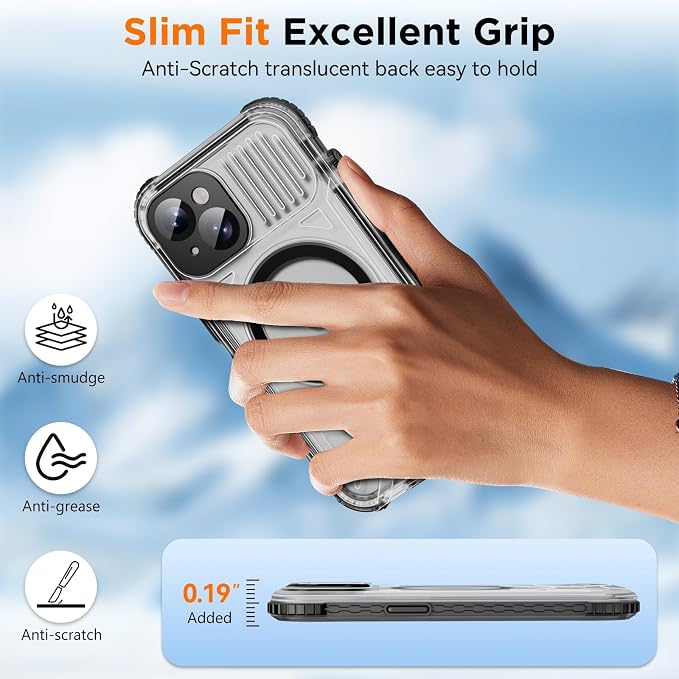WIFORT for iPhone 15 Plus Waterproof Case, 360 Full Body Sealed Protection - Image 6