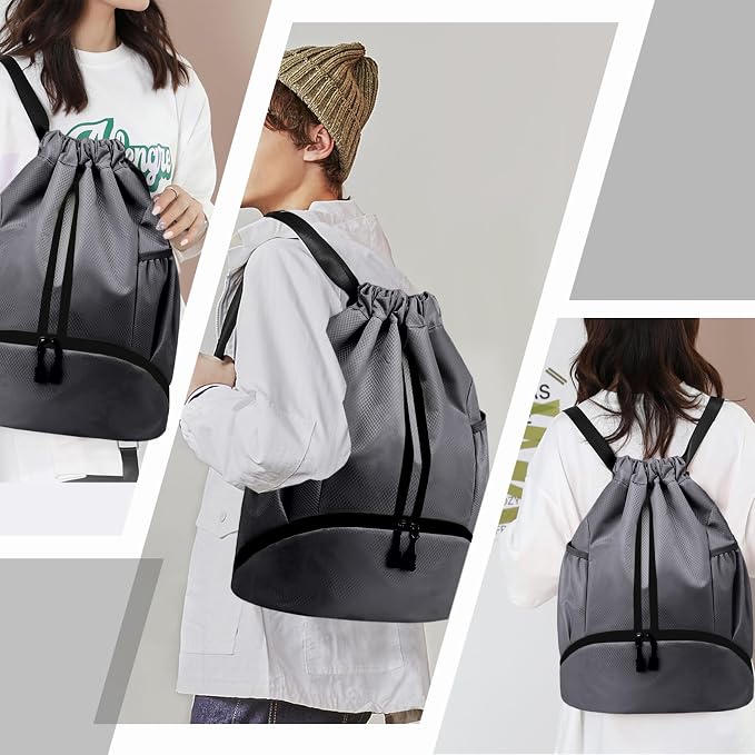 Hoedia Sports Drawstring Backpack - Image 8