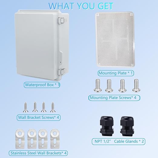 IP67 Waterproof Junction Box, ABS Plastic Electrical Enclosure - Image 7