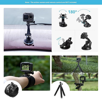 AKASO 60 in 1 Action Camera Accessories Kit Compatible - Image 7