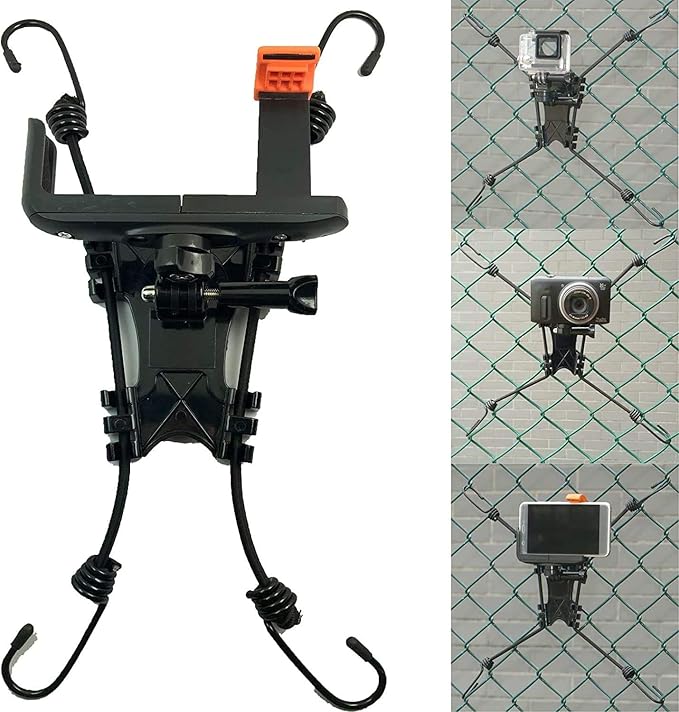 Pmsanzay Fence Mount Holder for Cameras and Smartphones by Pmsanzay