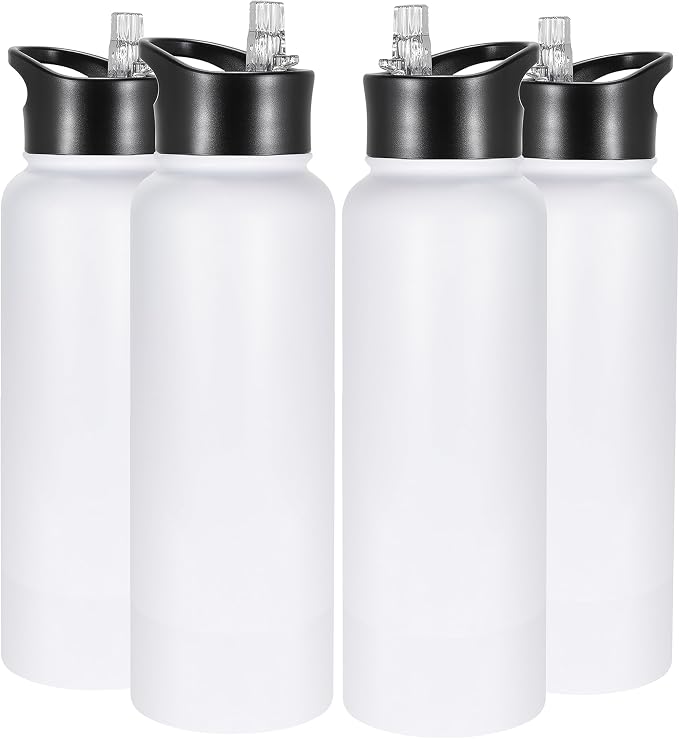 VEGOND 40 oz Insulated Water Bottle Bulk Stainless Steel Metal Water Bottles by VEGOND