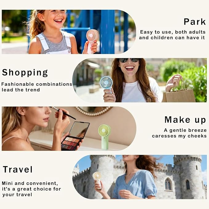 12 Pack Mini Portable Fan - Image 5