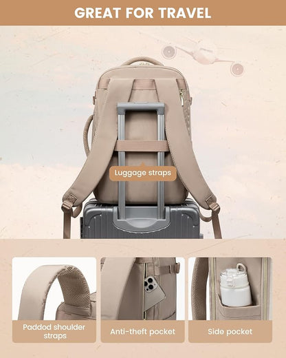 LOVEVOOK Travel Backpack Carry on Flight Approved 40L, Waterproof TSA Travel - Image 6
